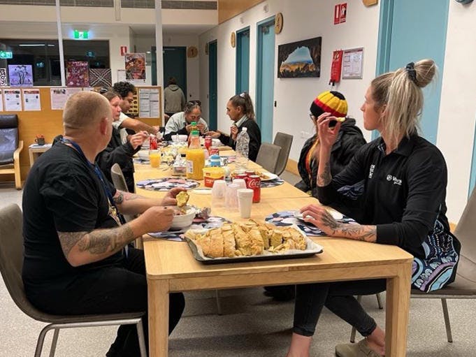Residents and staff celebrate NAIDOC Week at Tom Fisher House.