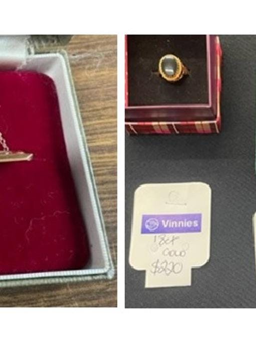 Diamond Rings discovered at Vinnies