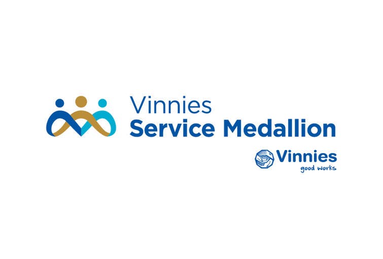 Vinnies Service Medallion