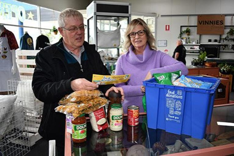 Vinnies’ Food Drive hopes to address entrenched food insecurity* still affecting close to 1 in 5 Tasmanians.