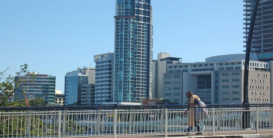 Photo of Brisbane City from the bridge
