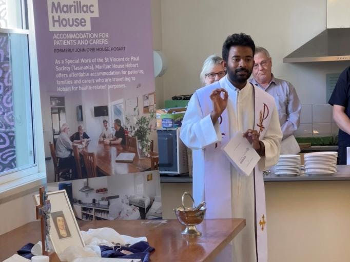 Marrilac House Opening Father Silva