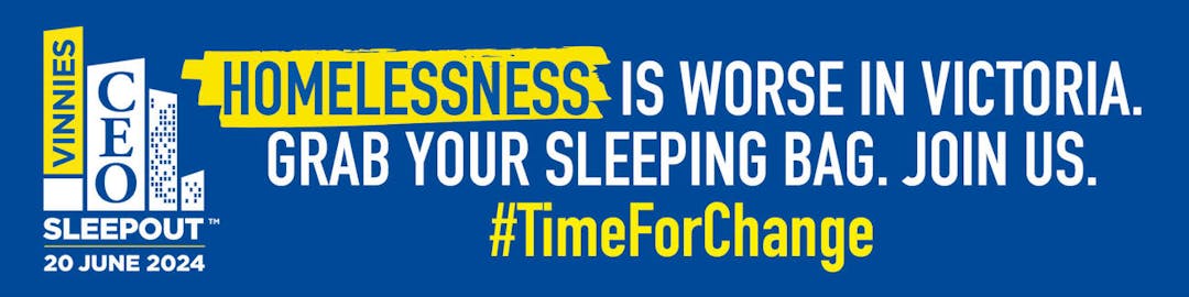 Join us at the 2024 Vinnies CEO Sleepout