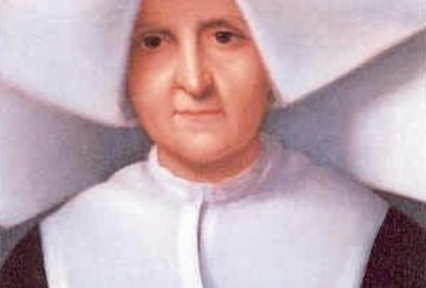 A painting of Blessed Rosalie Rendu - head and shoulders.