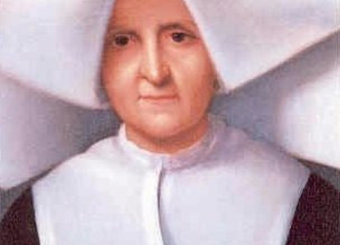 A painting of Blessed Rosalie Rendu - head and shoulders.