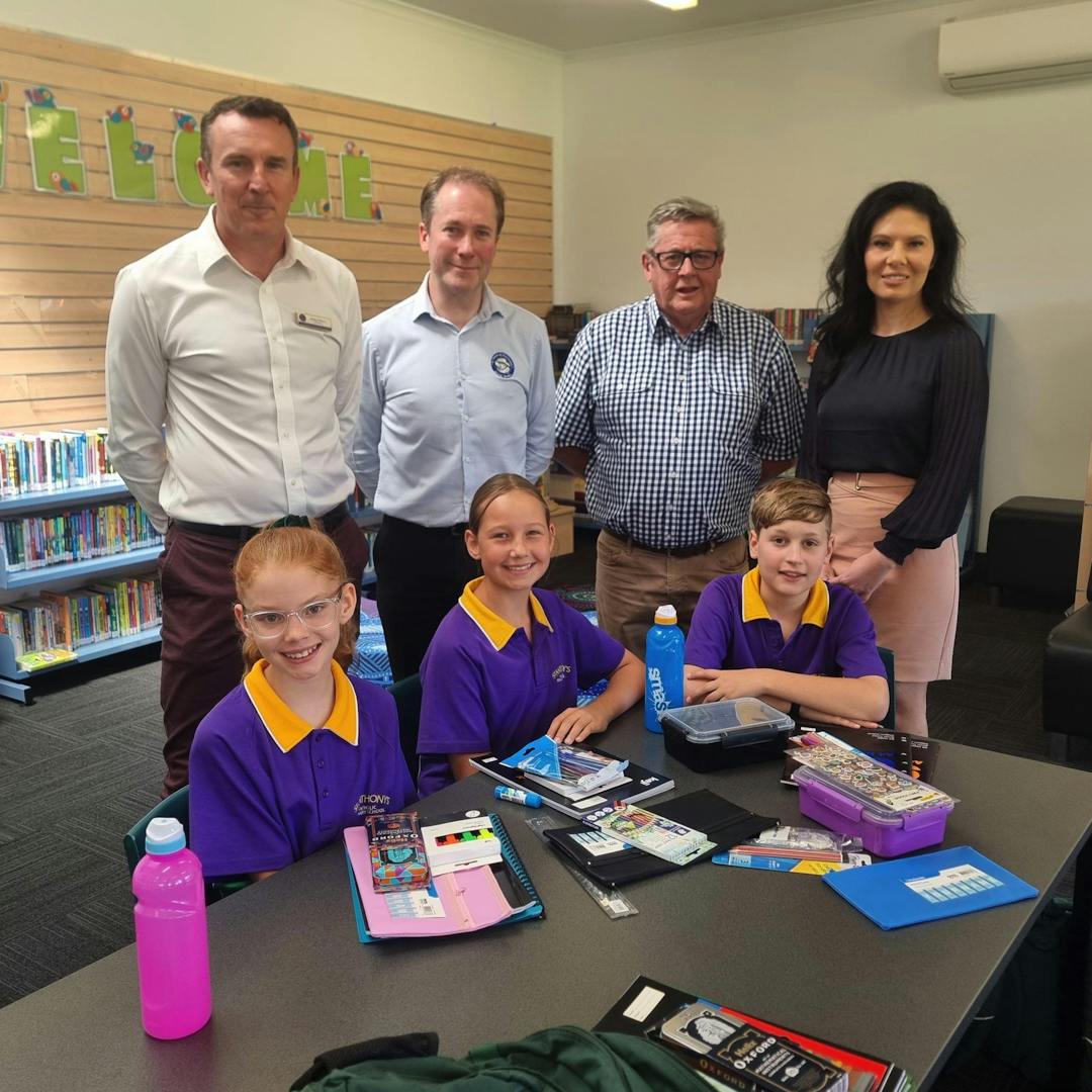 St Anthony’s Catholic Primary School in Riverside has responded to the escalating financial pressures on families with the inclusion of book packs in its school fees and subsidising other costs such as camps and uniform items