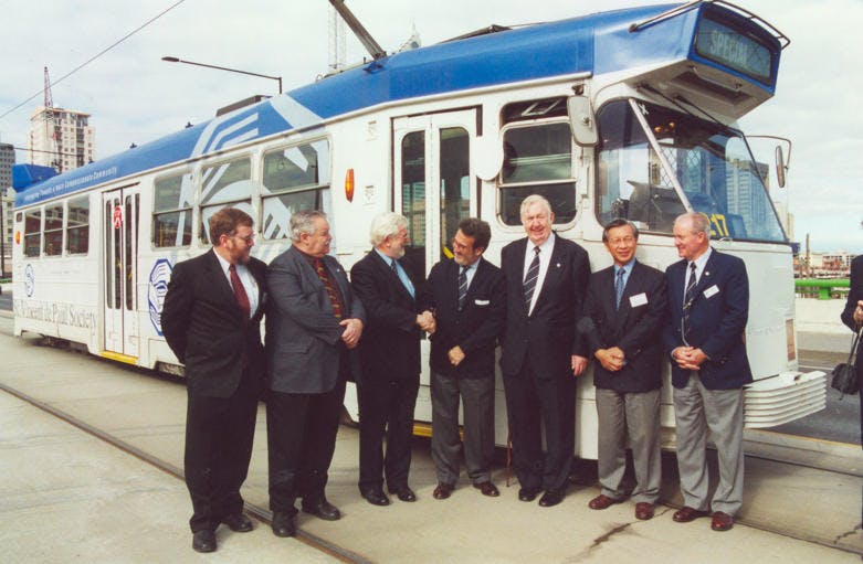 2001 The first ever St Vincent de Paul Society tram was organised in partnership with Yarra Trams