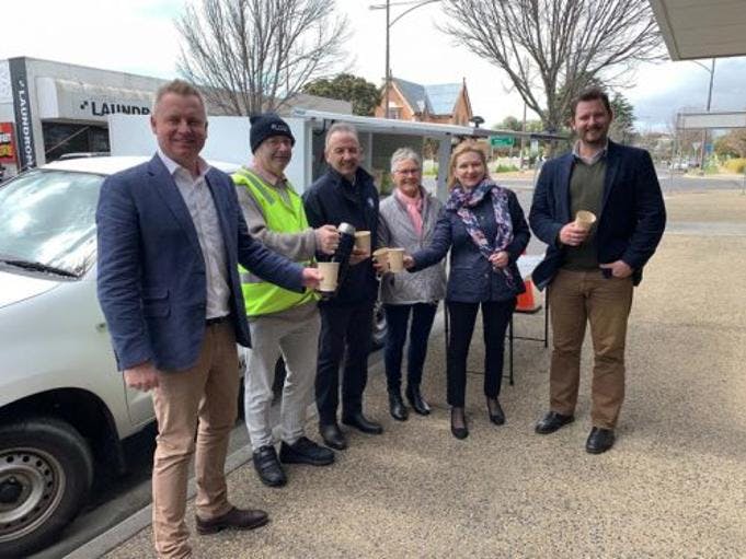 St. Vincent de Paul Society receives first of three Vinnies Vans from the Tasmanian Government.