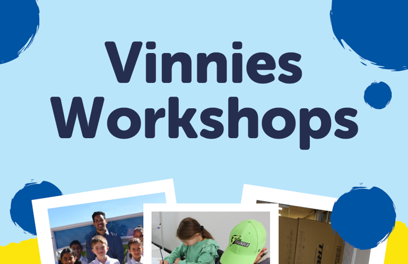 Vinnies Workshops social tile.